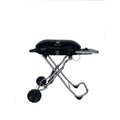 GrillFest 348 Sq Inch 15000 BTU 1-Burner Folding/Rolling/Standing Camp Grill - Black