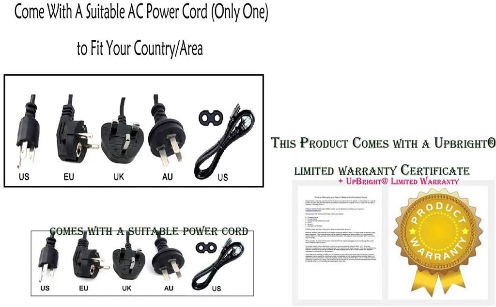UPBRIGHT Adapter For  Ideapad 100 100-15IBY 100-151BY 80MJ 80MJ001BUS 80MJ0018US 15.6" Laptop Notebook PC Power Supply Cord Battery Charger