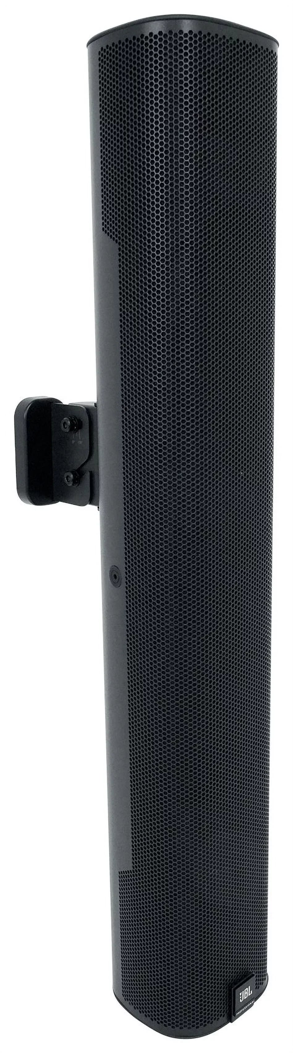 (4) JBL COL600-BK 24" Black 70V Commercial Column Wall Mount Array Speakers+Amp