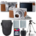 PowerShot G9 X Mark II Digital DIGIC 7 Camera + Extra Battery - 32GB Kit