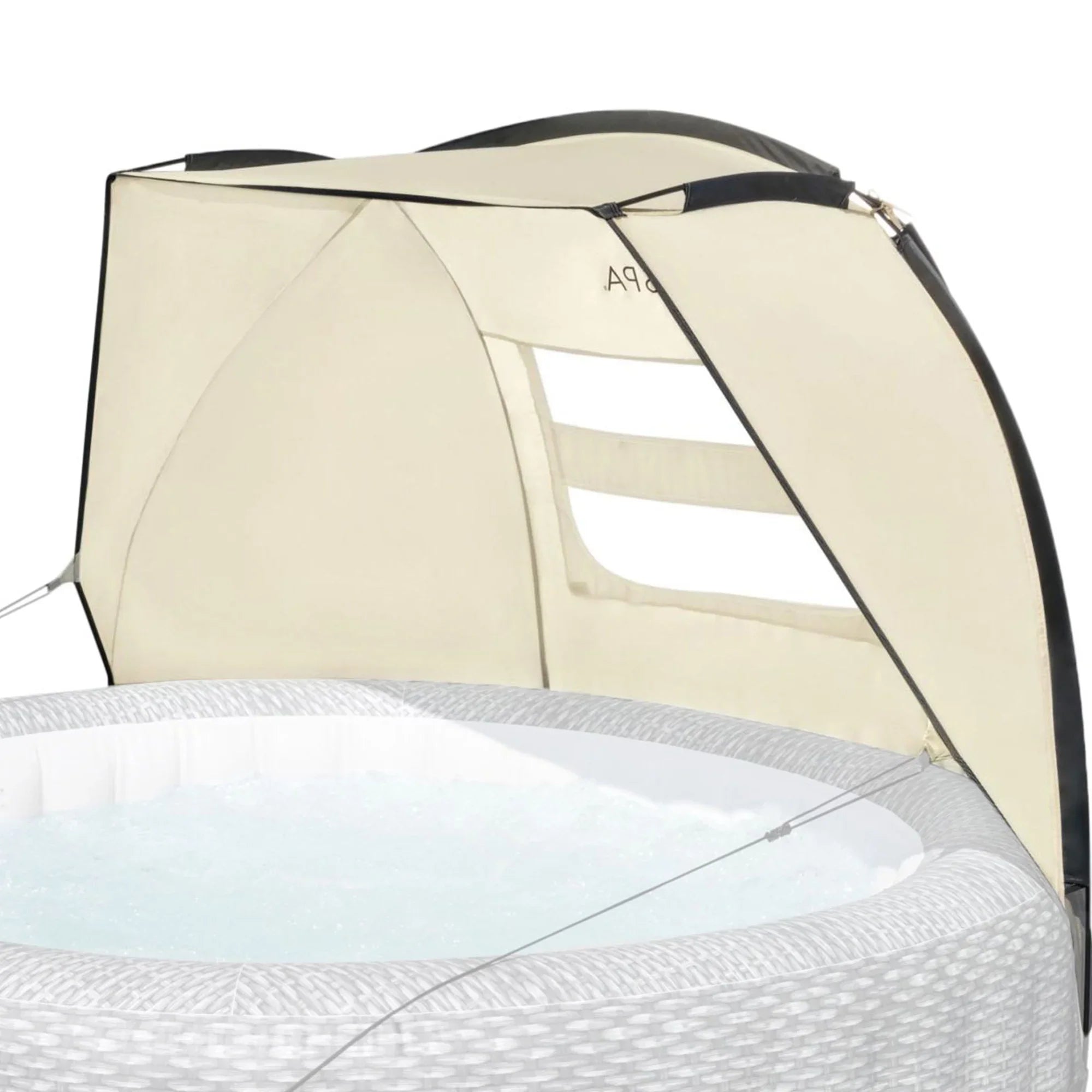 Bestway SaluSpa Sun Shade Canopy with Aruba SaluSpa InfLatitudeable Hot Tub