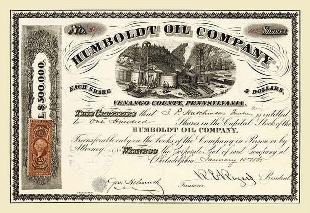 Humboldt Oil Company- Fine Art Canvas Print (20" x 30")
