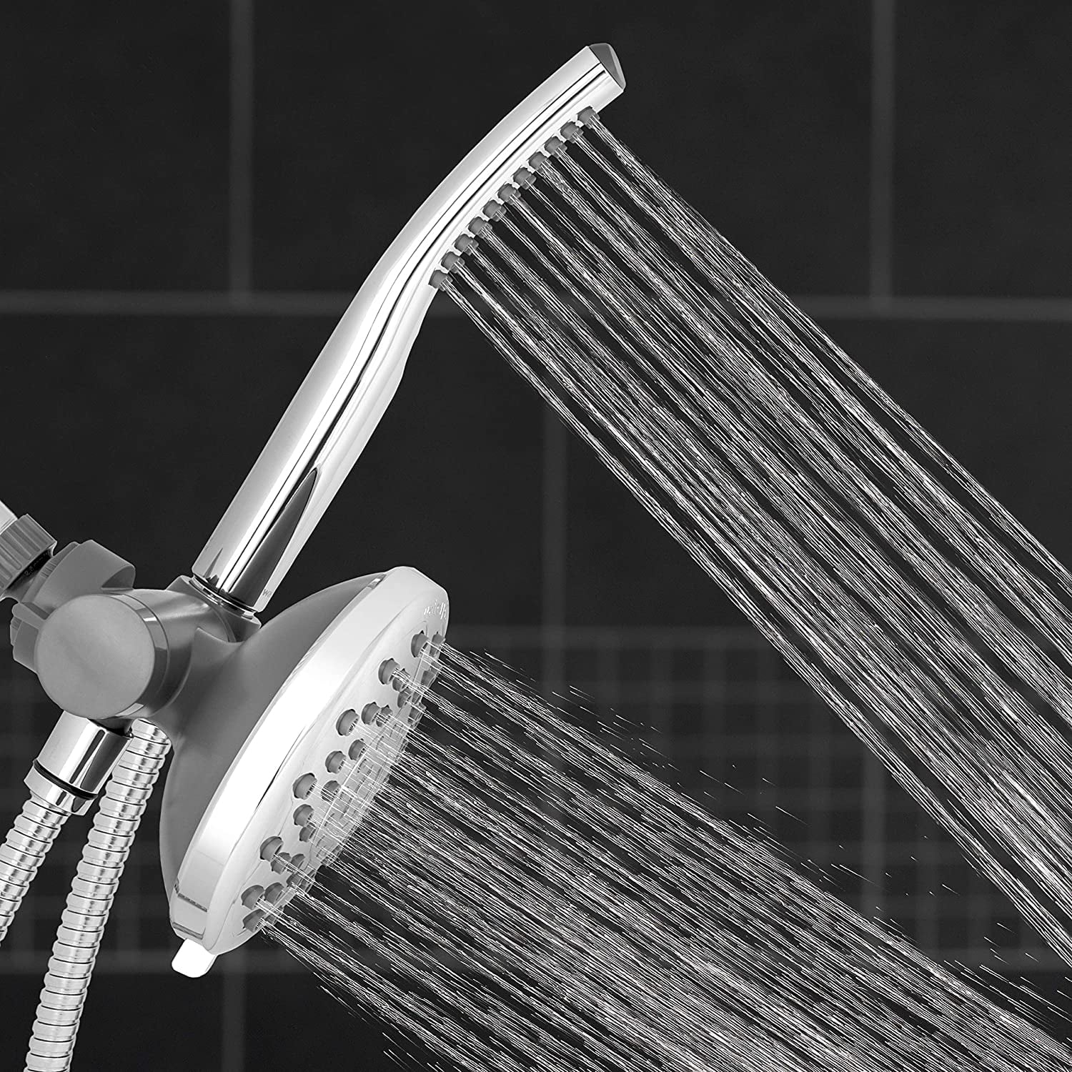 Waterpik PowerWand Spa Combo Shower with PowerPulse Massage, Chrome, XIB-633E-SBX-183ME