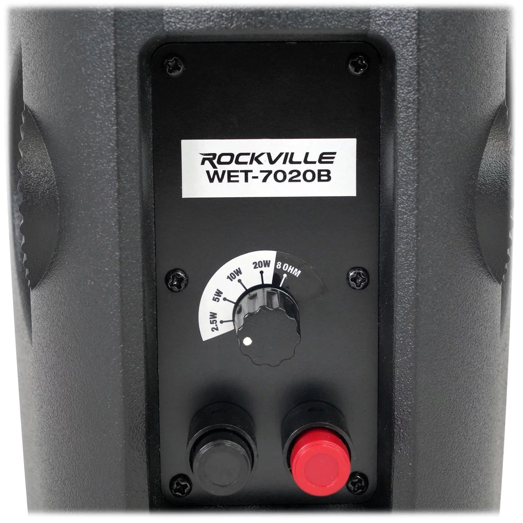 Rockville ROCK MATRIX Multi Room Home Receiver+6) Ceiling+2) Black Wall Speakers
