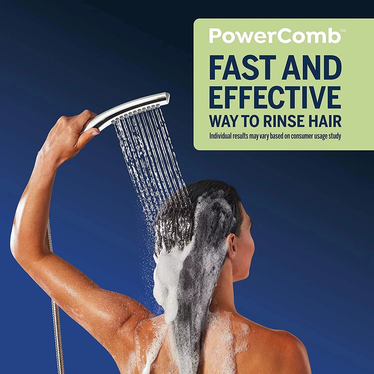 Waterpik PowerWand Spa Combo Shower with PowerPulse Massage, Chrome, XIB-633E-SBX-183ME