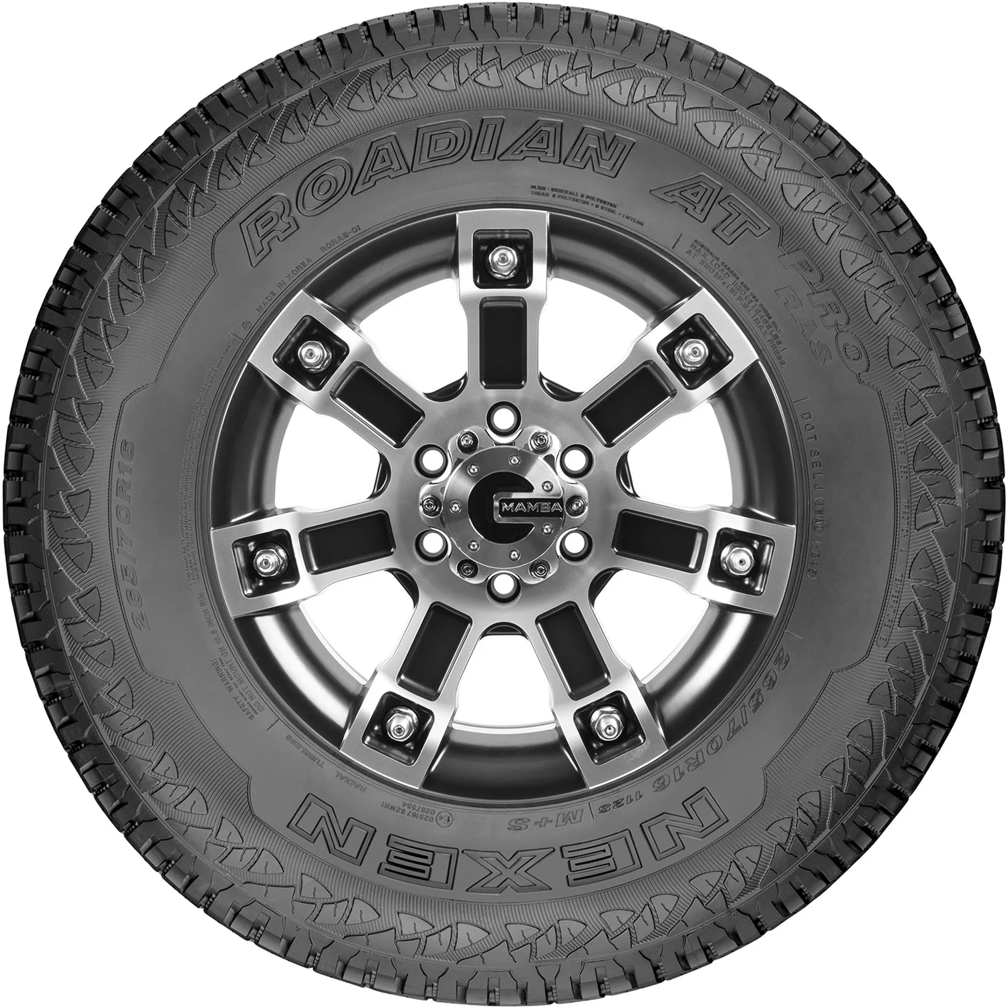 Nexen Roadian AT Pro RA8 All-Terrain Tire - LT275/55R20 LRE/10PLY Rated Fits: 2018 Chevrolet Silverado 1500 High Country, 2014-16 Chevrolet Silverado 1500 High Country