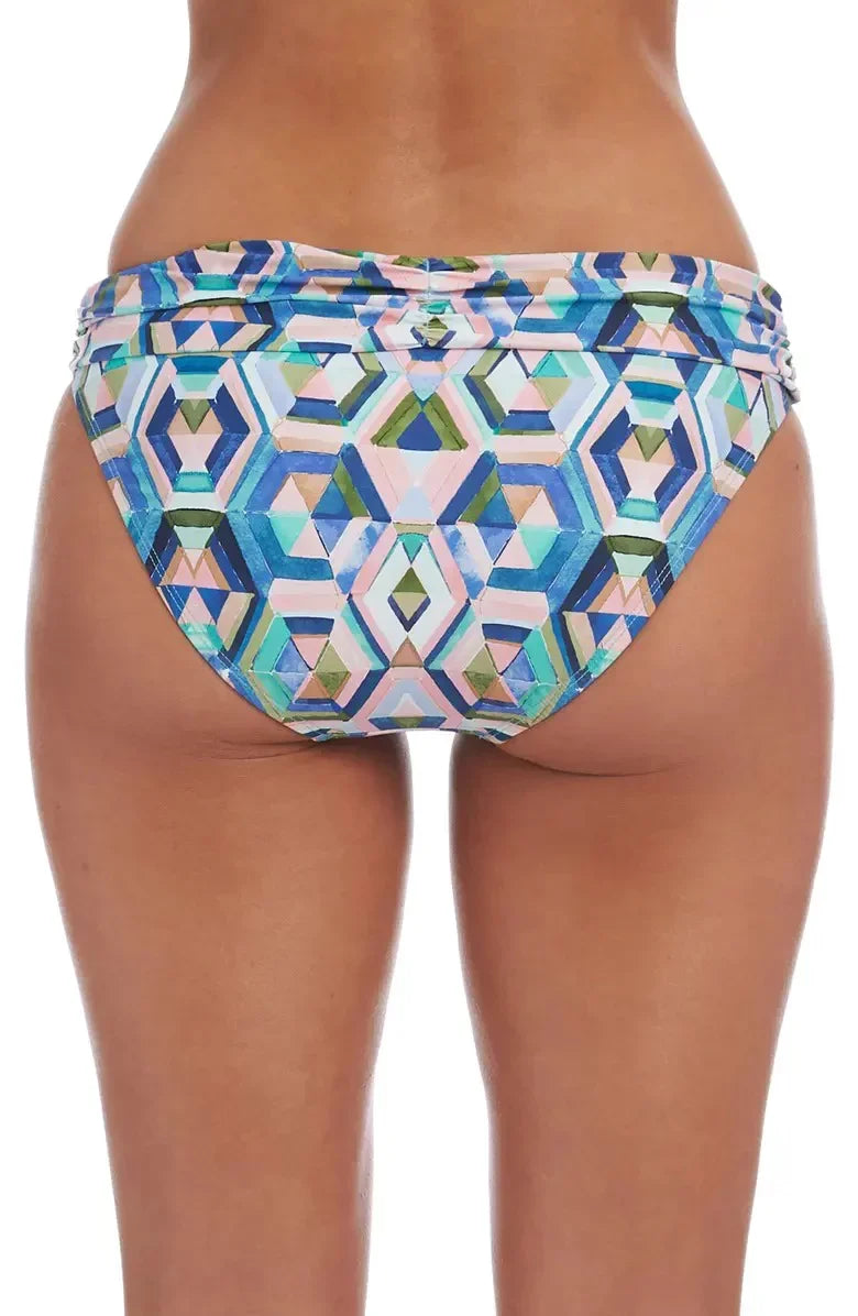 La Blanca Womens Banded Hipster Bikini Swimsuit Bottom