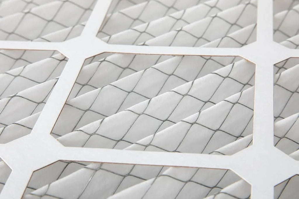 6 Pack of 14x25x1 MERV 13 Pleated Air Filters by Glasfloss. Actual Size: 13-1/2 x 24-1/2 x 7/8