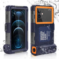 UrbanX Professional [15m/50ft] Swimming Diving Surfing Snorkeling Photo Video Waterproof Protective Case Underwater Housing for  A6600 And all Phones Up to 6.9 Inch LCD with Lanyard