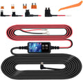 Dash Cam Hardwire Kit, ro USB Hard Wire Kit for Dashcam, Plozoe 12V-24V to 5V Car Dash Camera Charger Power Cord,