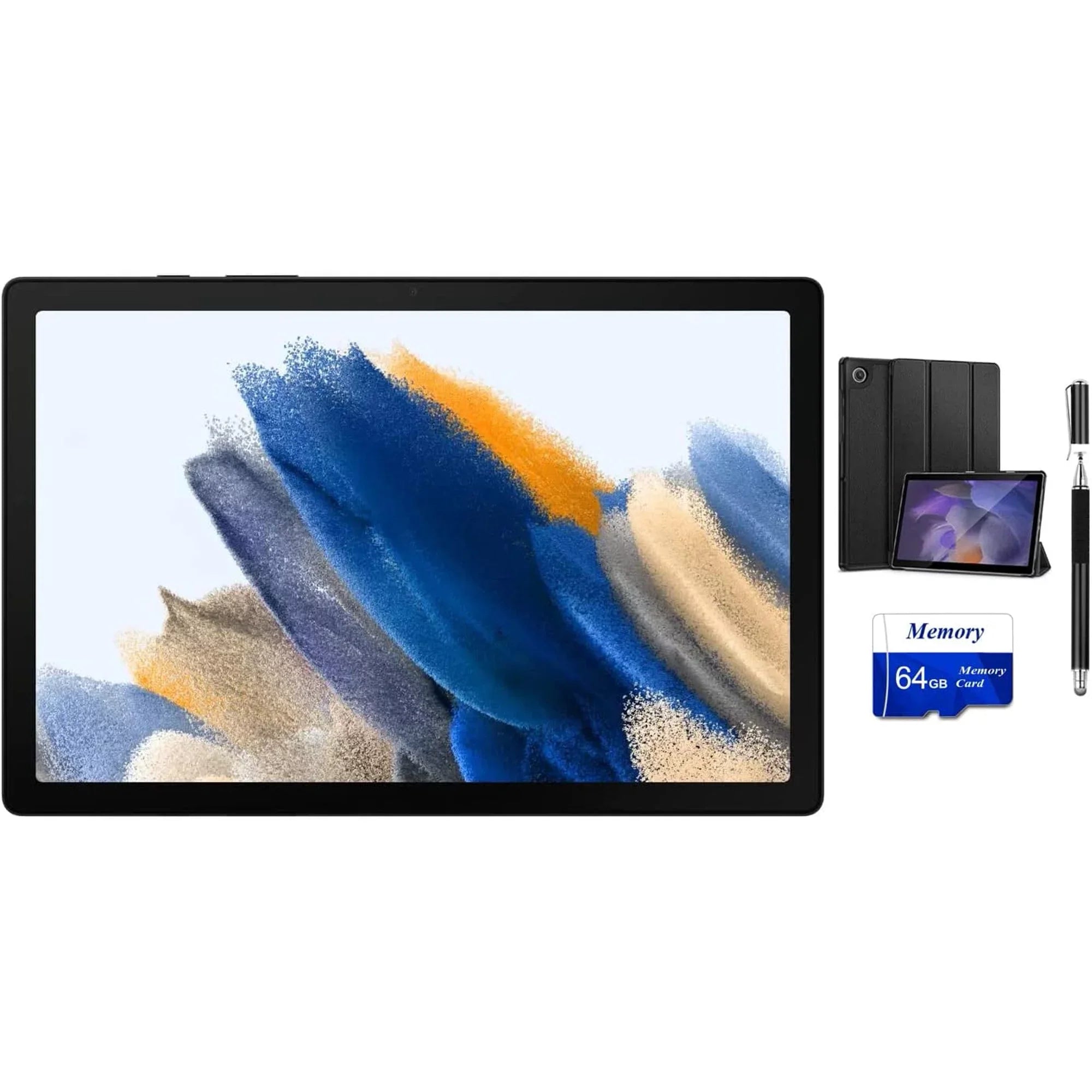 Galaxy Tab A8 Android WiFi Tablet, 10.5'' Touchdisplay (1920x1200) LCD Screen, 3GB, 32GB, Bluetooth, Android 11 OS, Gray + Mazepoly Accessories