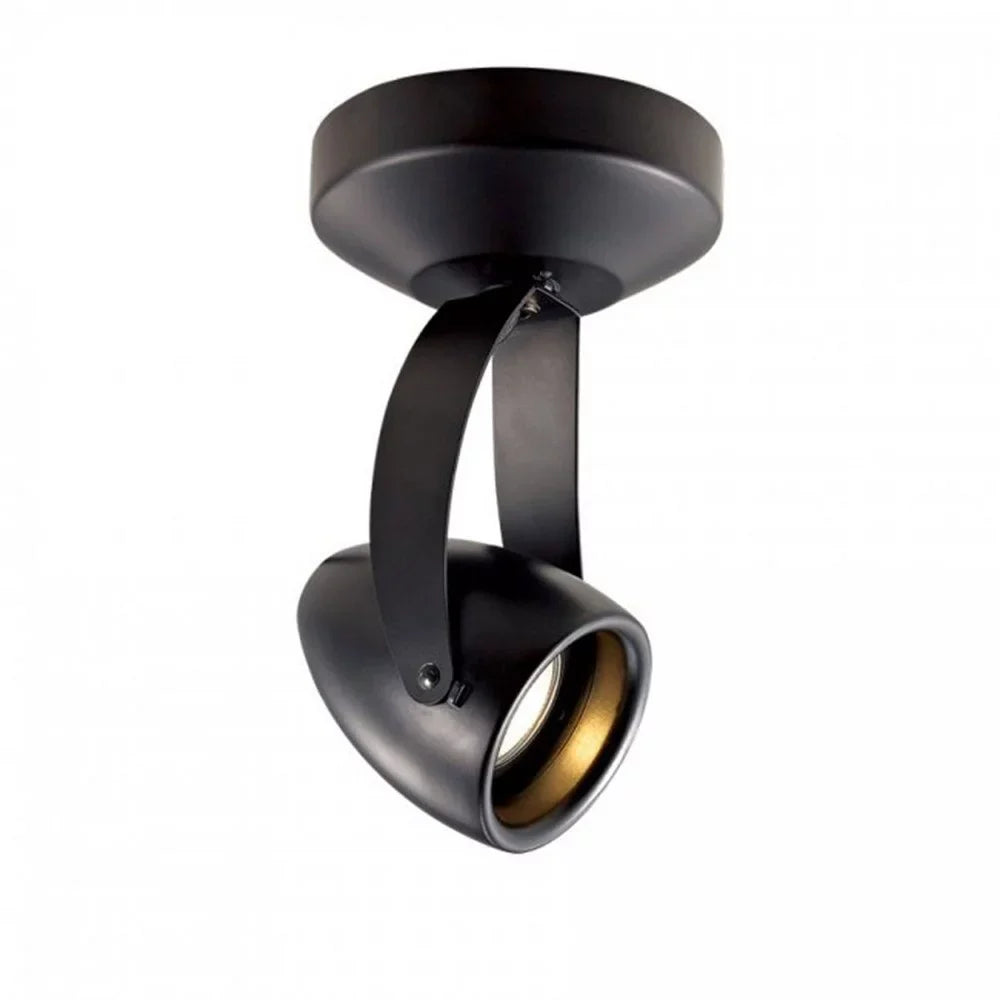 WAC Lighting Lucio 810 Impulse Mono Spot 3500K White, Black - MO-LED810S-835-BK