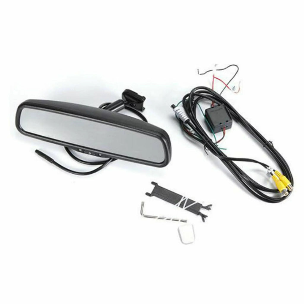 Rydeen MV436S Universal Mount Car Video 4.3 -Inch  LCD Rear View Mirror Monitor