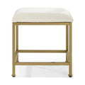 Aimee Vanity Stool Soft Gold