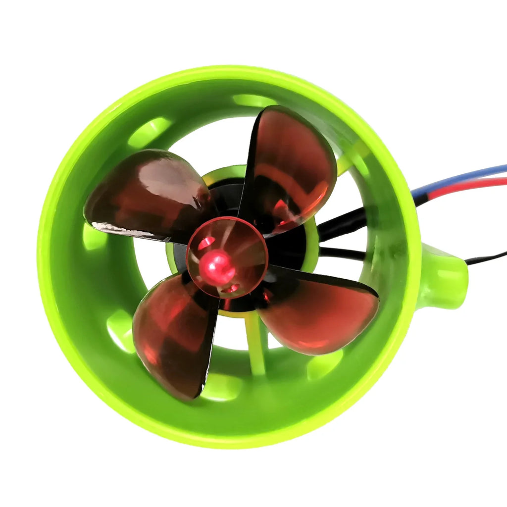 Suzicca 1000KV Underwater Brushless Motor Clockwise with with 4-Blade Propellers 12-24V Waterproof Electric Motor Drive Engine for  Bait Boat Nest Ship