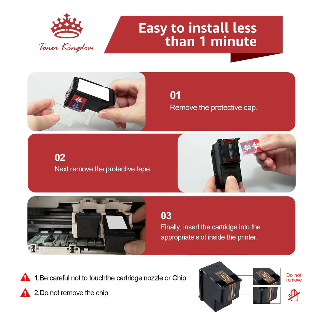 Toner Kingdom PG-275 CL-276 Ink Cartridges for  Ink 275 and 276 High Capacity 275XL 276XL Ink Cartridges for PIXMA TS3520 TS3522 TS3500 TR4720 TR4722 TR4700 Printers (2 Black, 1 Color)