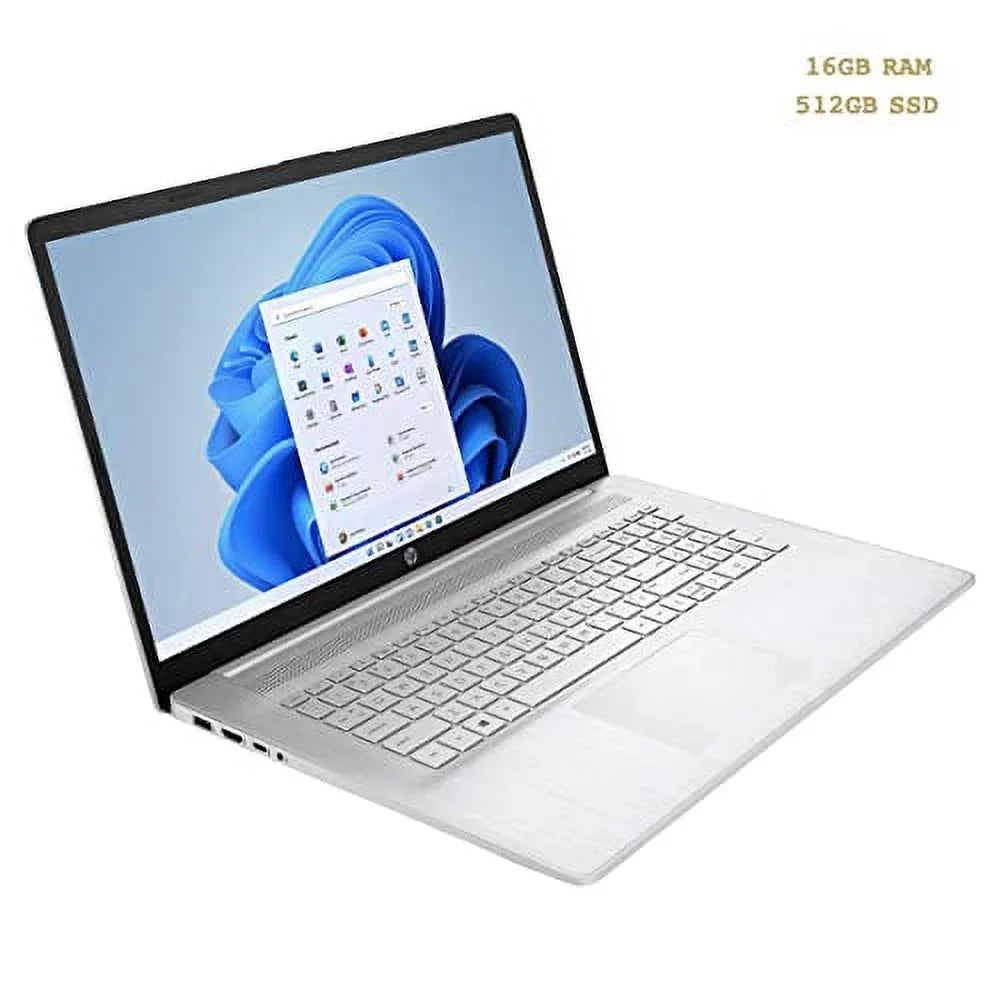 Business Laptop 2022 | 17.3" HD+ Touchdisplay | 10-Core 12th Intel i7-1255U Iris Xe Graphics | 32GB DDR4 | 4TB SSD | Backlit Keyboard | WiFi 6 Bluetooth | Win 11 Home | TLG 32GB USB