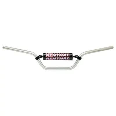 Renthal Aluminum 7/8" Handlebar KX 80/85/100 98-09 Bend Silver for LEM LX4 2000