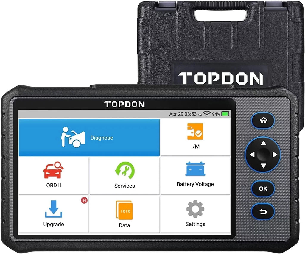 OBD2 Scanner, TOPDON AD800 Car Diagnostic Scan Tool  All System Scan 28+ Reset Service, Oil Reset, ABS Bleed, Injector Coding, 2 Years Free Update