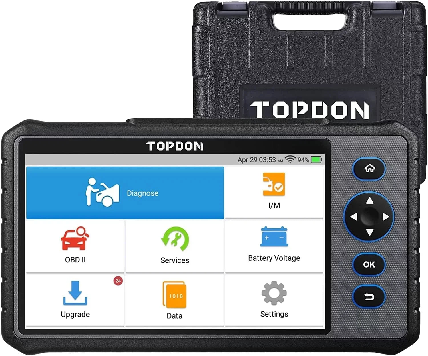 OBD2 Scanner, TOPDON AD800 Car Diagnostic Scan Tool  All System Scan 28+ Reset Service, Oil Reset, ABS Bleed, Injector Coding, 2 Years Free Update