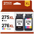 275XL Ink Cartridges for  Ink 275 and 276 use with Pixma TS3522 TS3520 TS3500 TR4722 TR4720 TR4700 (Black, Tri-Color)