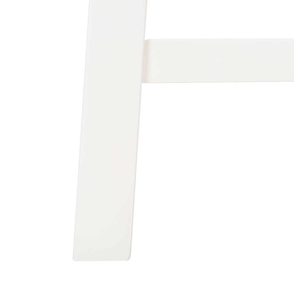 SAFAVIEH Aero Mid-Century Counter Stool, White, Set of 2 (18.8 in. W x 13 in. D x 25 in. H)