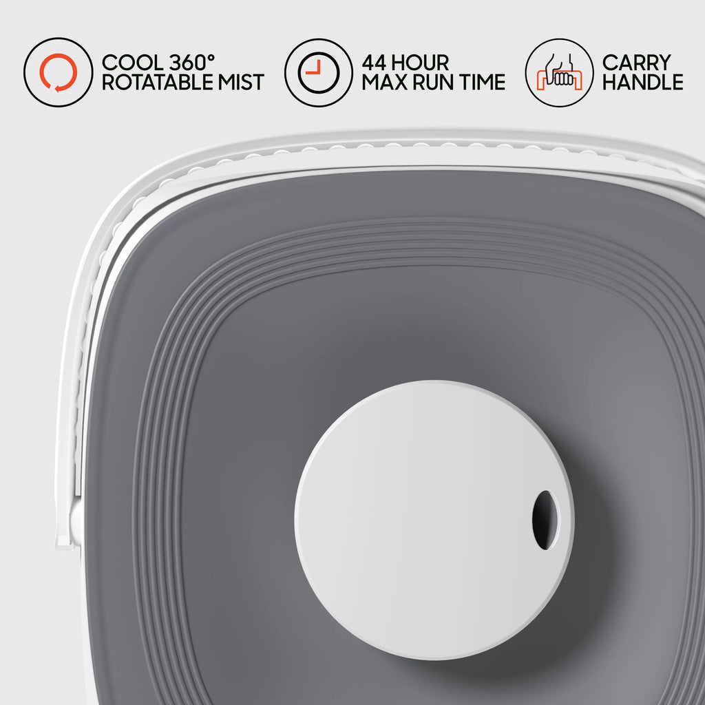 Sharper Image Mist 4 Ultrasonic Humidifier, White (New)