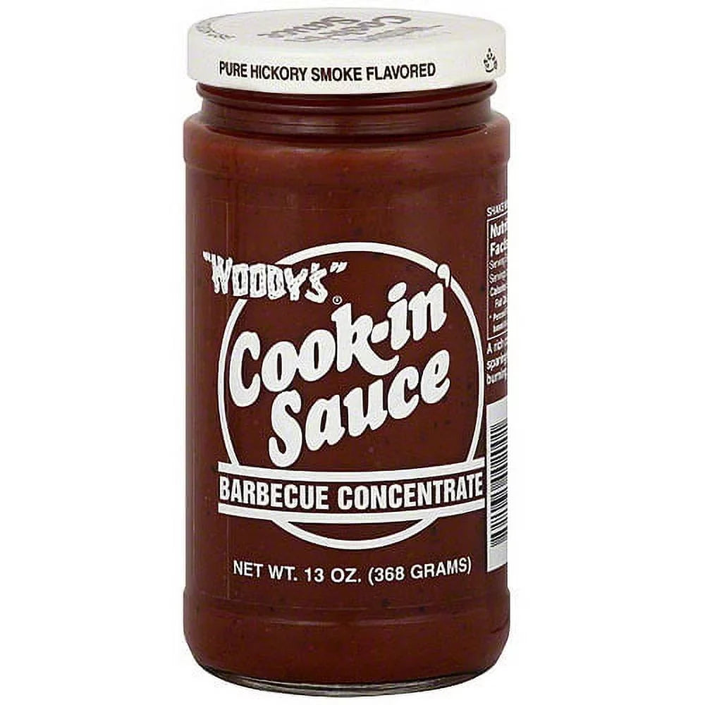 Woody's Pure Hickory Smoke Flavor Sauce, 13 oz (Pack of 6)