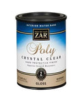 Aqua ZAR Clear Water-Based Indoor Polyurethane Paint 1 qt. 125 sq. ft. Coverage (Pack of 4)