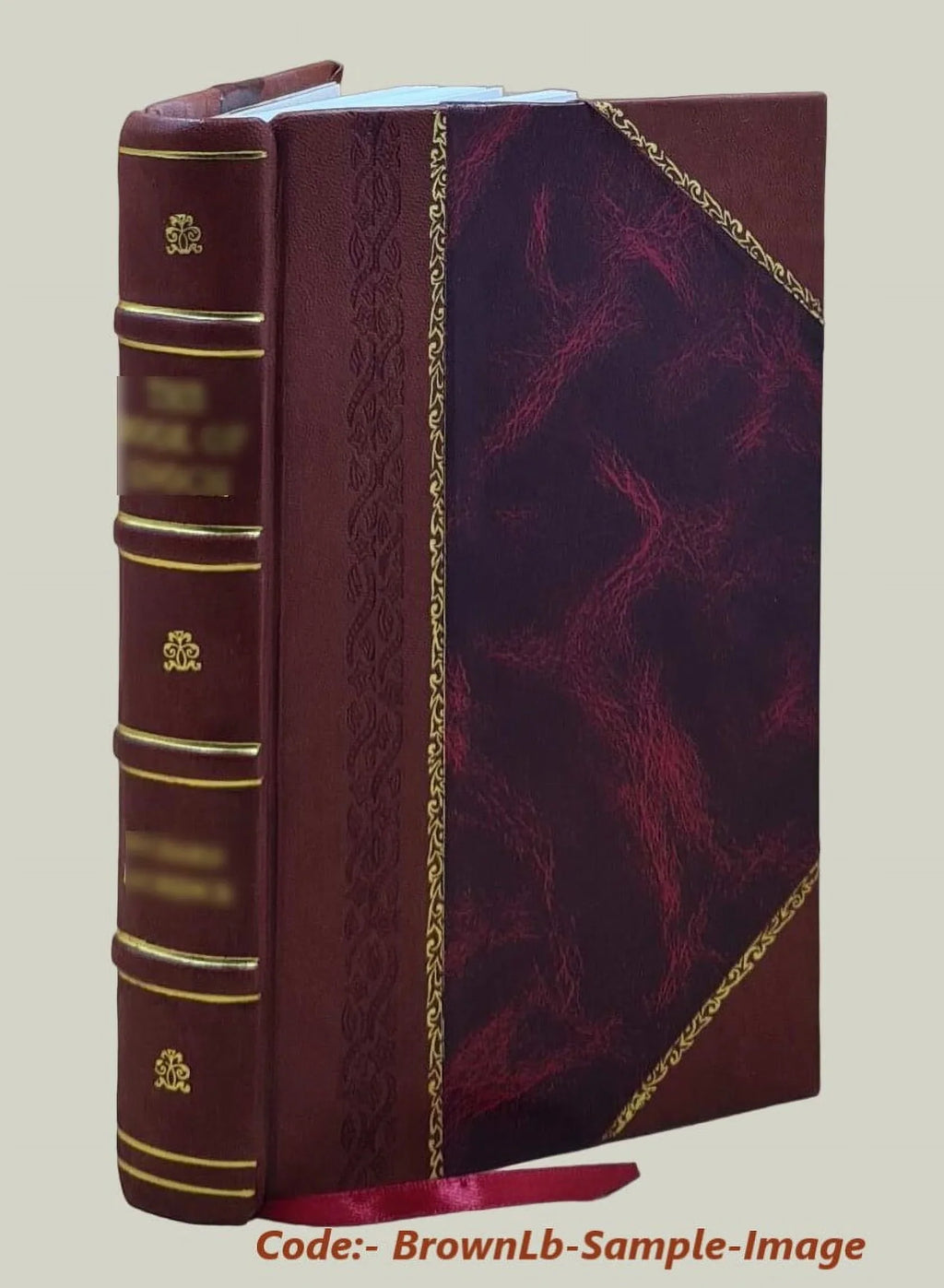 St. Bernard's : the romance of a medical student / by Aesculapius Scalpel. 1888 [Leather Bound]