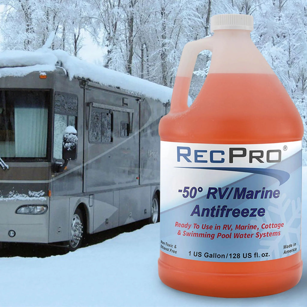 RecPro RV Antifreeze Concentrate Fluid for Winterizing Vehicles (2 Pack)