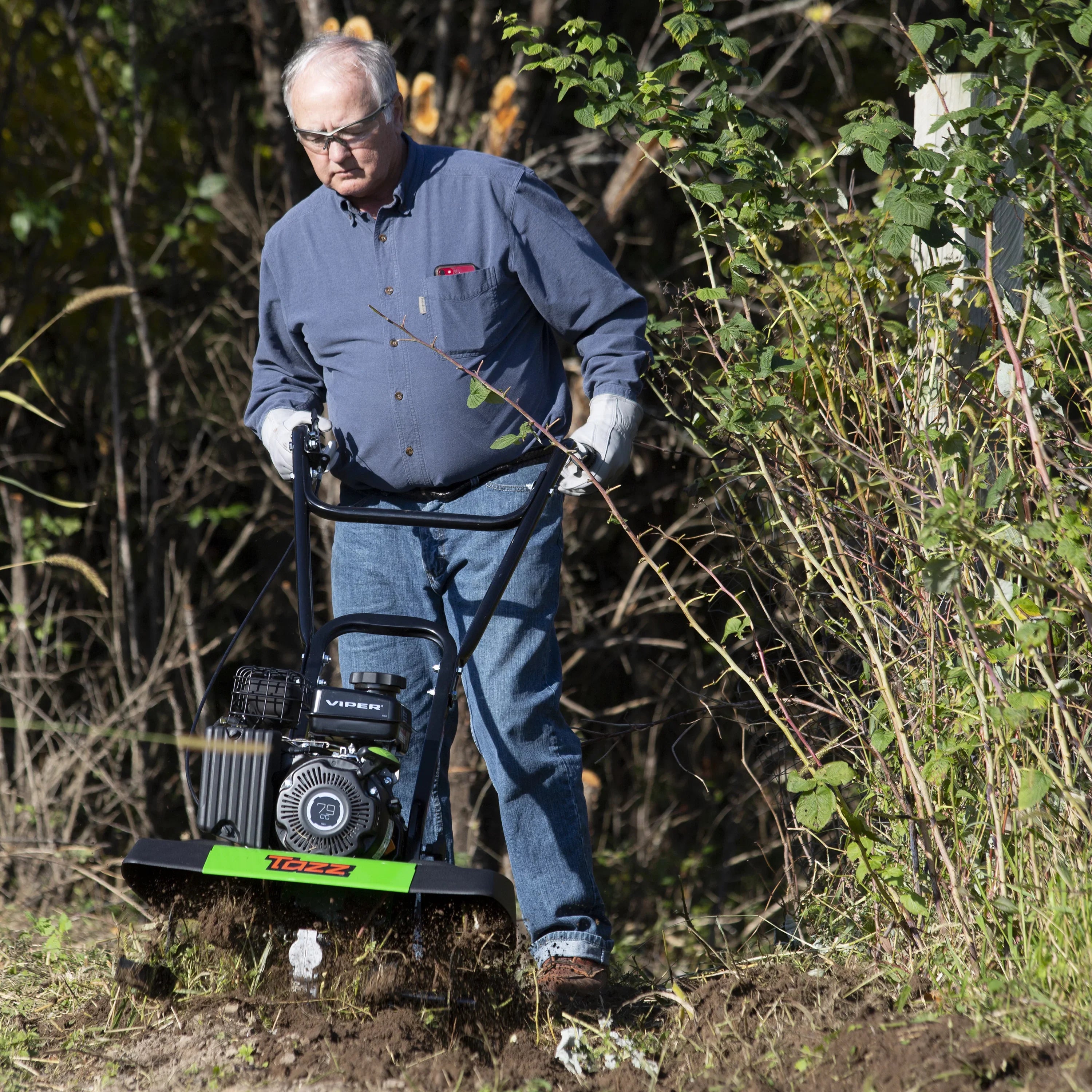 TAZZ 2-in-1 Tiller/Cultivator with 79cc 4-Cycle Viper Engine, 35310