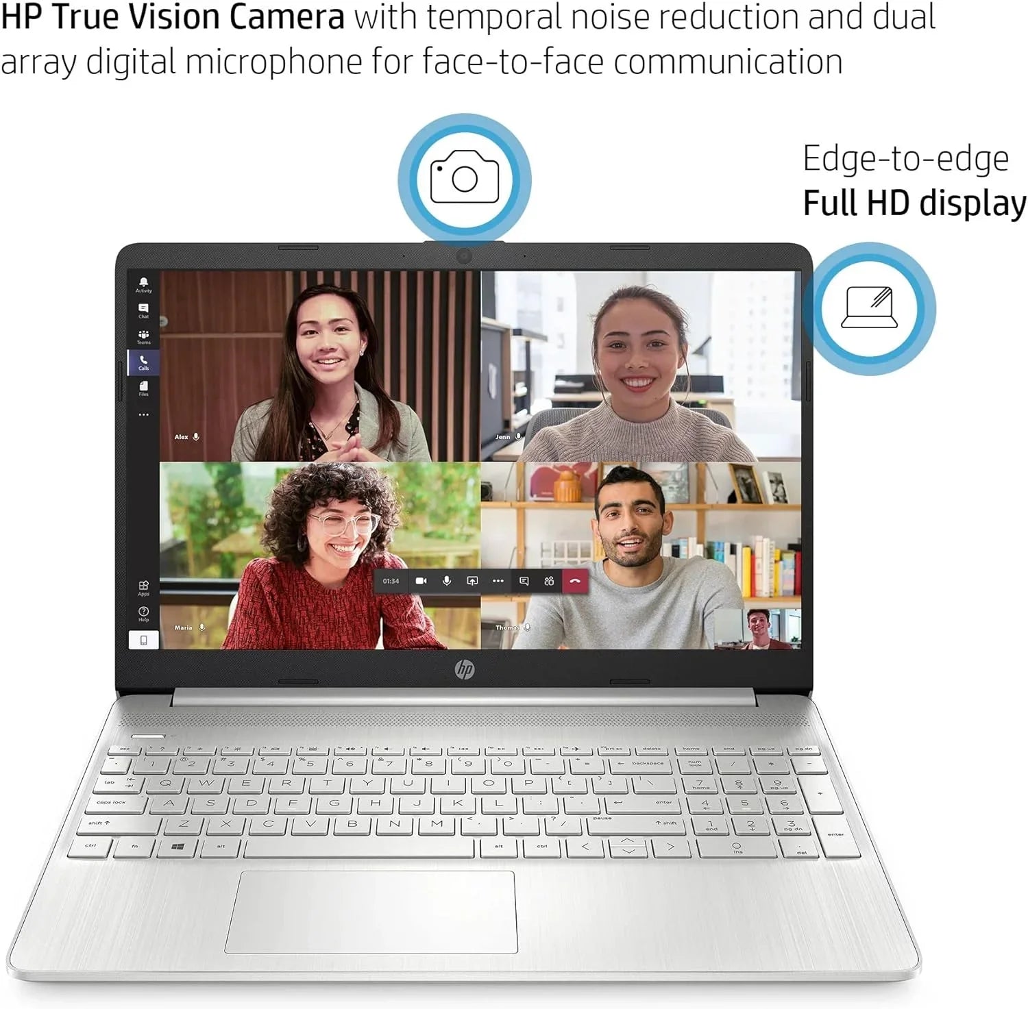 15 15.6" Full HD Business Laptop Computer, Intel 4-core i5-1135G7, 16GB RAM, 1TB PCIe SSD, Iris Xe Graphic, Wi-Fi 6, BT 4.2, Natural Silver, Windows 11 Home
