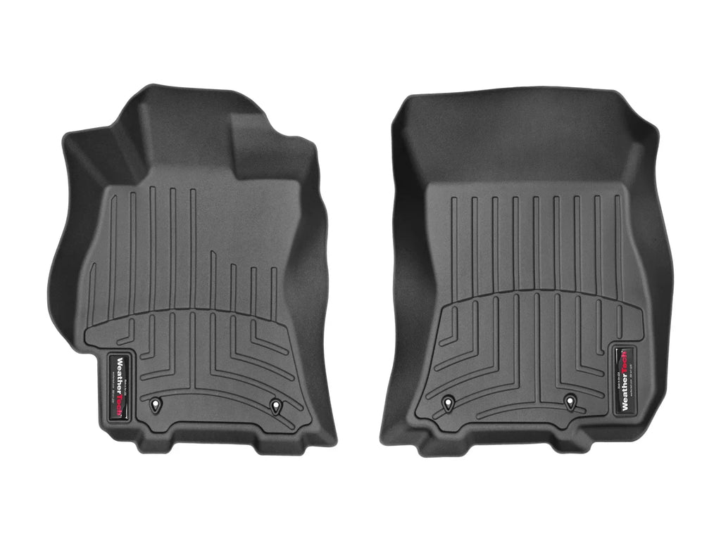 WeatherTech Custom Fit FloorLiners compatible with Subaru Legacy, Outback - 1st Row (Driver & Passenger), Black