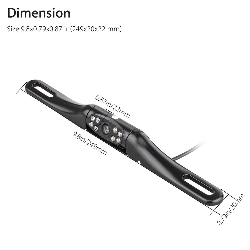Wireless Car Backup Camera Rear View HD Parking System Night Vision+ 4.3 Monitor