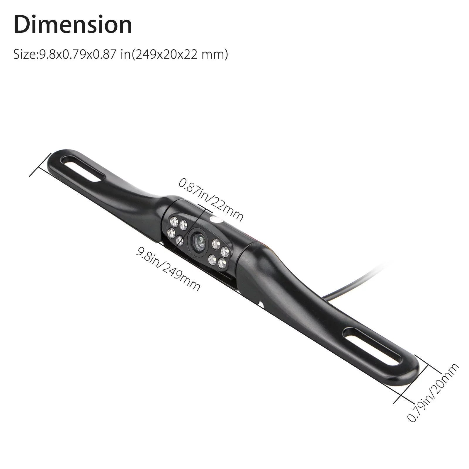 Wireless Car Backup Camera Rear View HD Parking System Night Vision+ 4.3 Monitor