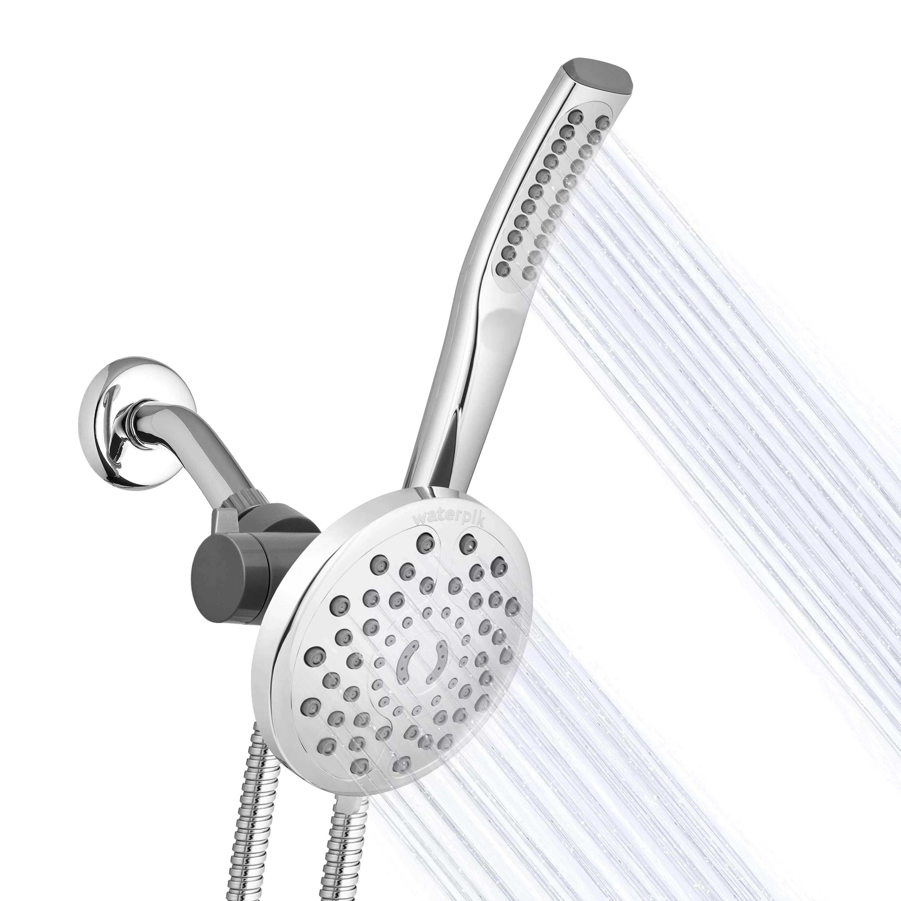 Waterpik PowerWand Spa Combo Shower with PowerPulse Massage, Chrome, XIB-633E-SBX-183ME