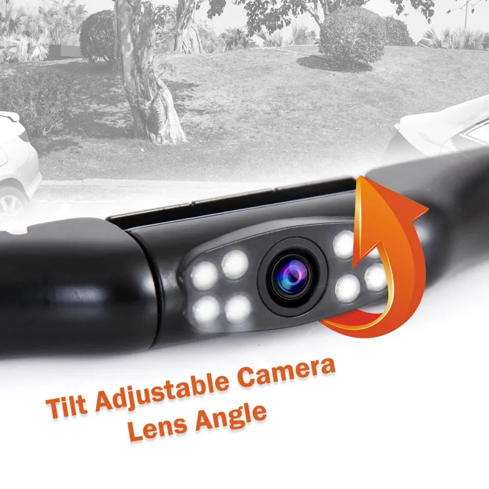 PYLE PLCM2710.5 - Rear View Backup Camera, Parking Reverse Cam, Front or Rear Mountable, Night Vision, Waterproof