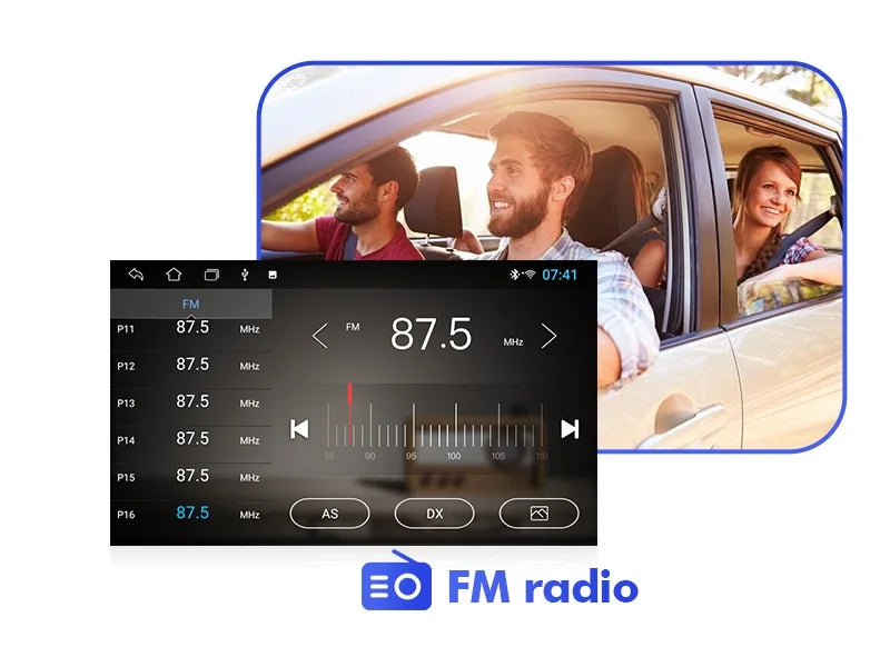 2+32G Android 10 Double Din Car Stereo for Toyota Carmy 2006-2011 with 9 Inch Touchdisplay Radio Built-in Wireless Carplay/Android Auto/GPS/Bluetooth/FM/AUX-in/Steering Wheel Control/Backup Camera