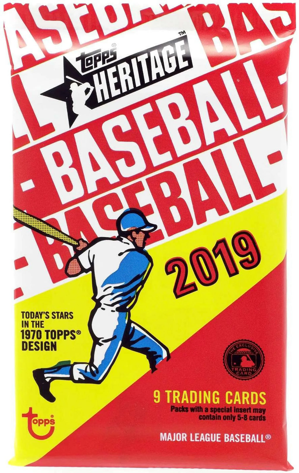 Topps 2019 Heritage Baseball Blaster Packs/9 Cards