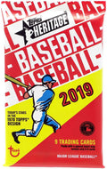 Topps 2019 Heritage Baseball Blaster Packs/9 Cards