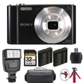 Cyber-shot DSC-W810 Digital Camera + Extra Battery + Flash - 32GB Kit