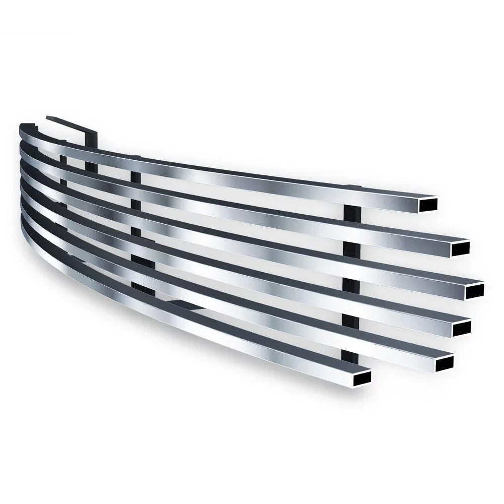 APS Premium Stainless Steel Silver Horizontal Billet Grille Insert Compatible with Ford Ranger 1998-2000 Lower Bumper N19-C84058F