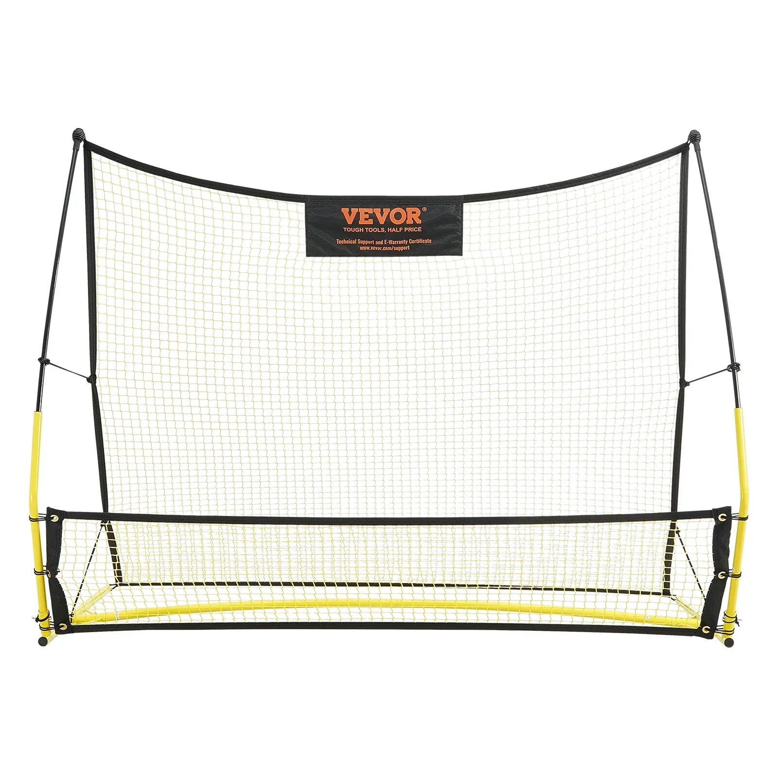 BENTISM 71"x40" Soccer Trainer 2-IN-1 Portable Soccer Rebounder Net Portable Bag