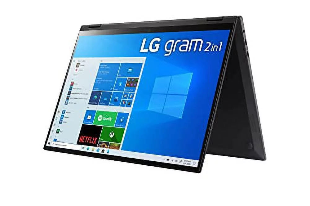 LG Gram 16" 2-in-1 Laptop 2022 | Full Day Battery | WQXGA IPS Touchdisplay | Intel EVO PLatitudeform i7-1165G7 | 16GB RAM 512GB NVMe SSD | Iris Xe Graphics Backlit KB WiFi 6 | Win 10 Pro | Pen
