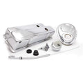 Racing Power  Tall Valve Covers-Breather-Dipstick-Grommets-Timing Cover-Timing Tab Engine Dress Up Kit Steel Chrome Small Block Chevy - Kit