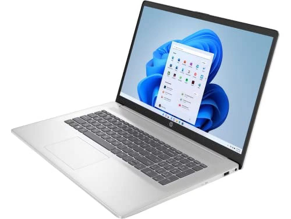 2023 Newest 17.3” FHD IPS Laptop PC 10-Core Intel 13th i7-1355U Iris Xe Graphics 32GB DDR4 1TB NVMe SSD WiFi AX BT5.3 USB-C HDMI Webcam Natural Silver Windows 11 Pro w/RE USB