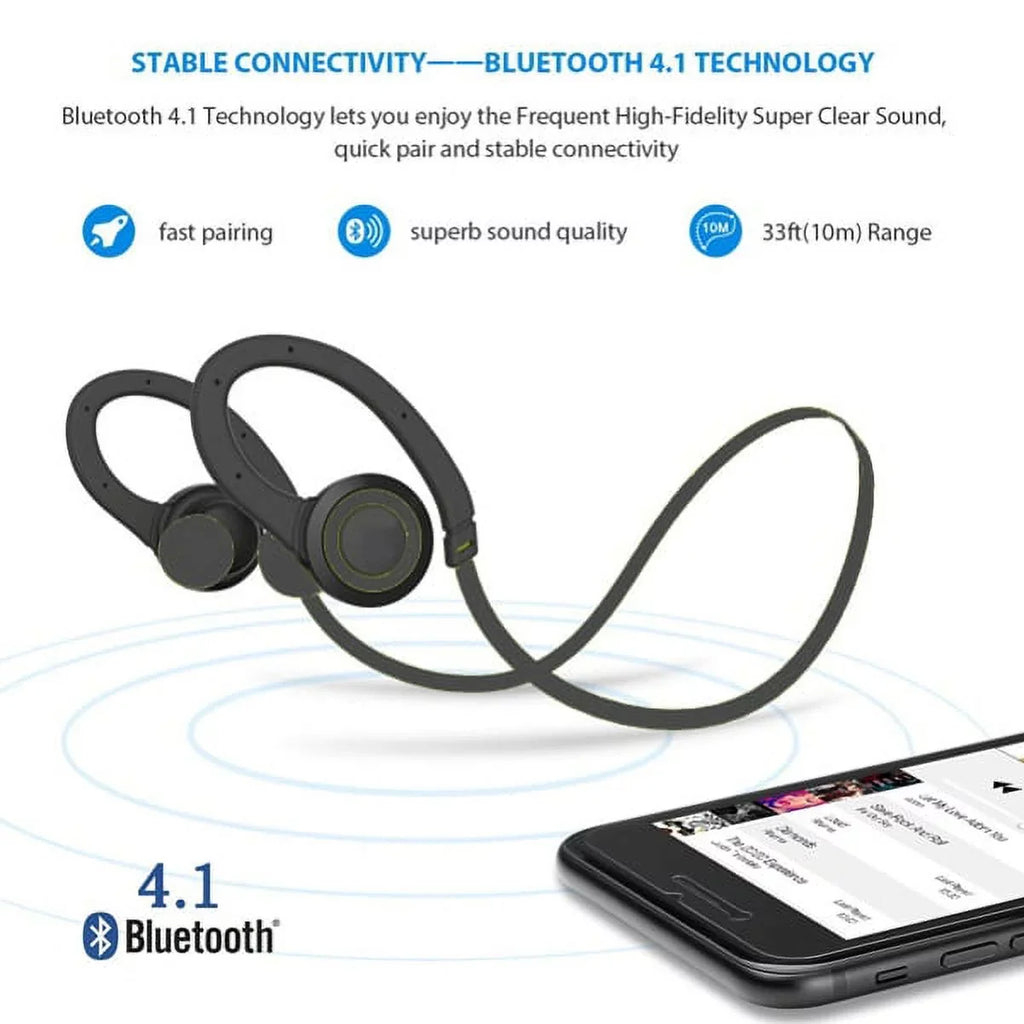 Wireless Headset for  Galaxy Tab A9/A8 10.5" (2021)/A7 10.4" (2020) - Sports Earphones Hands-free Mic Neckband Headphones for Galaxy Tab A9/A8 10.5" (2021)/A7 10.4" (2020)