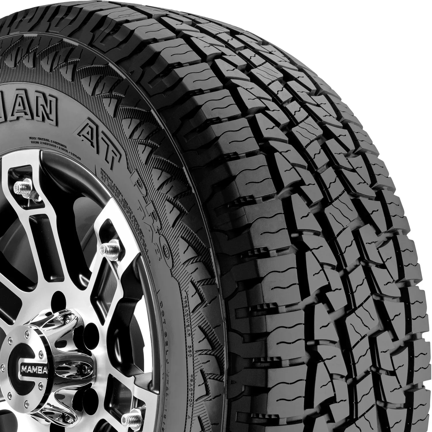 Nexen Roadian AT Pro RA8 All-Terrain Tire - LT275/55R20 LRE/10PLY Rated Fits: 2018 Chevrolet Silverado 1500 High Country, 2014-16 Chevrolet Silverado 1500 High Country