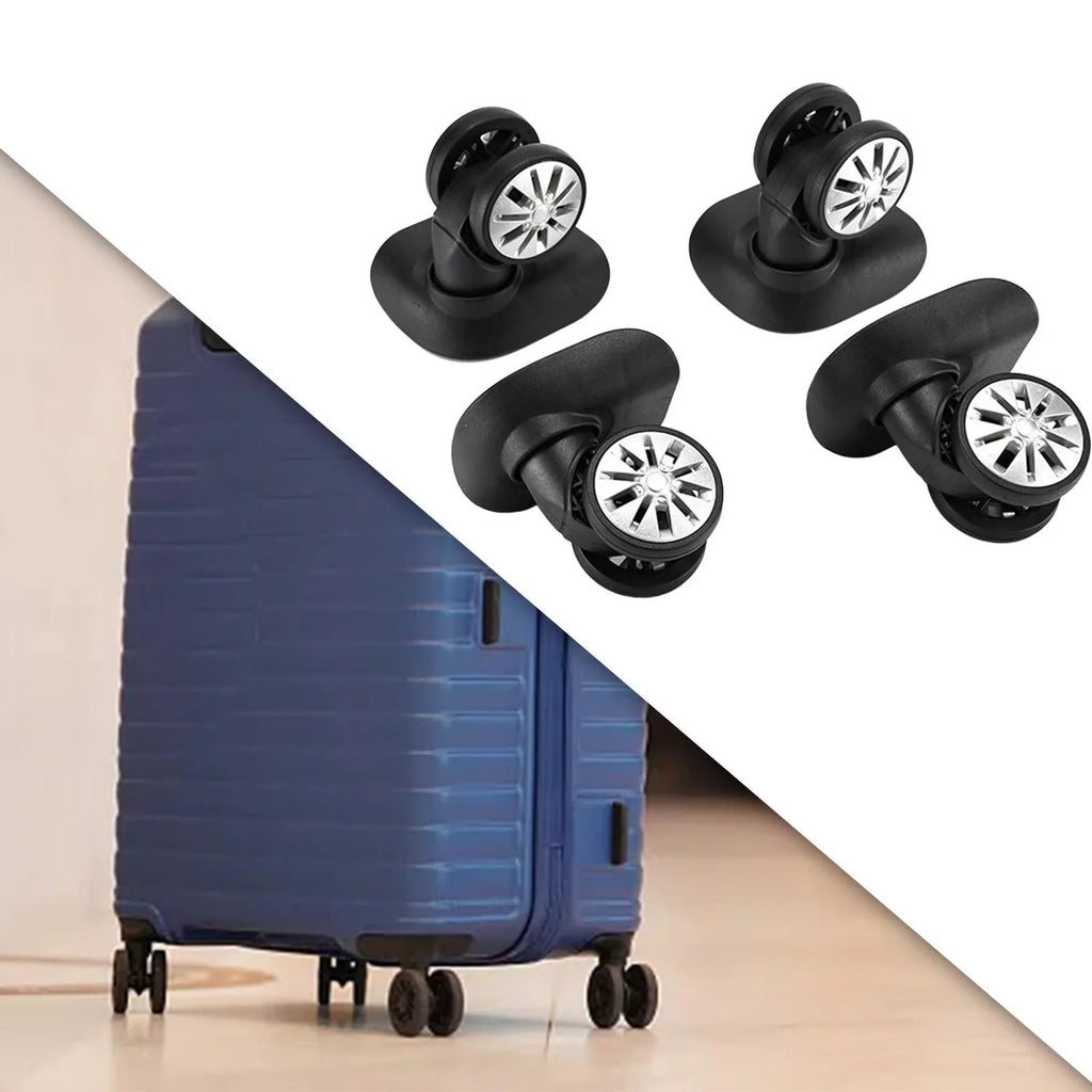 4Pcs Luggage Wheels Replacement Caster Wheels for Trolley Case Suitcase Bag
